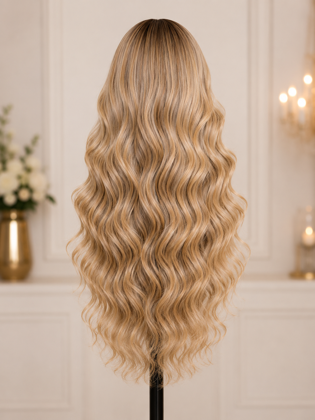 Ash Blonde Body Wave 100% Human Hair HD Lace Wig