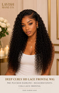 Deep Curly HD Lace Frontal Wig