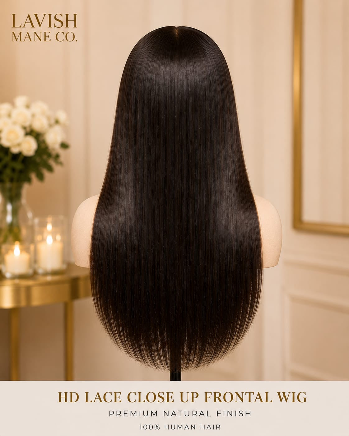 Straight HD Lace Frontal Wig SA