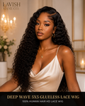 Deep Wave 5×5 Glueless HD Lace Wig SA