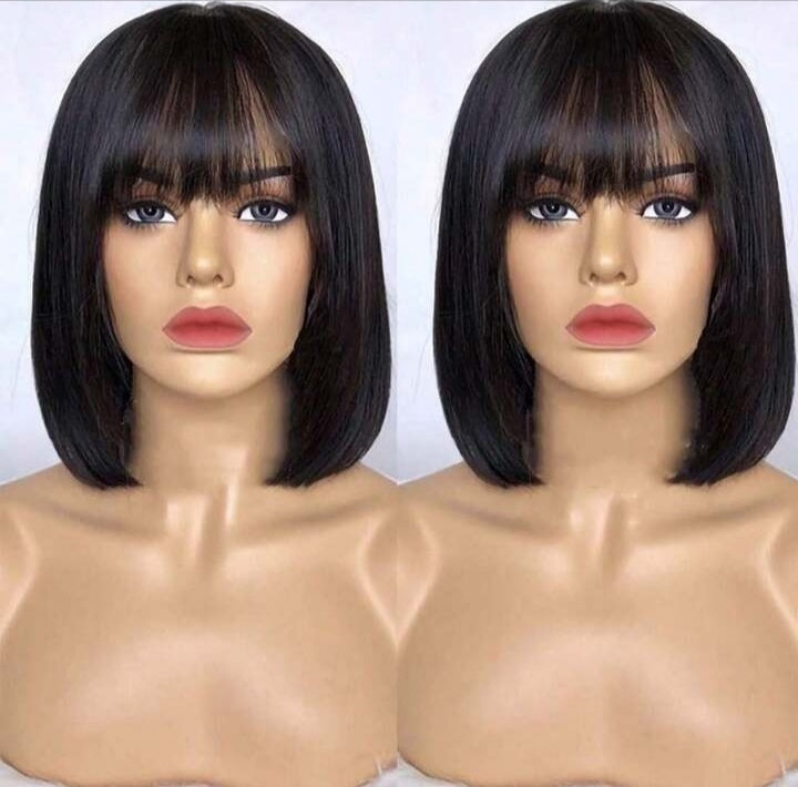 Short Bob HD Lace Closure Wig – 100% Human Hair SA