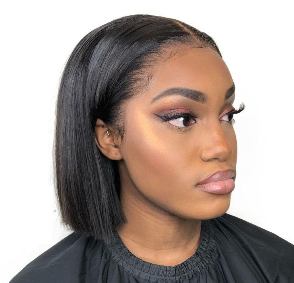 100% Human Hair Glueless Wear & Go 10-Inch Bob Wig (No Lace) | Lavish Mane Co SA