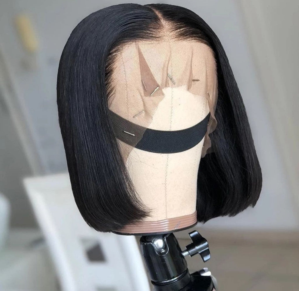 100% Human Hair Glueless Wear & Go 10-Inch Bob Wig (No Lace) | Lavish Mane Co SA
