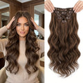 Long Brown Clip-In Hair Extensions – 100% Human Hair SA
