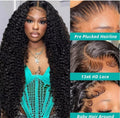 13×6 Deep Wave Glueless HD Lace Wig – 100% Human Hair SA