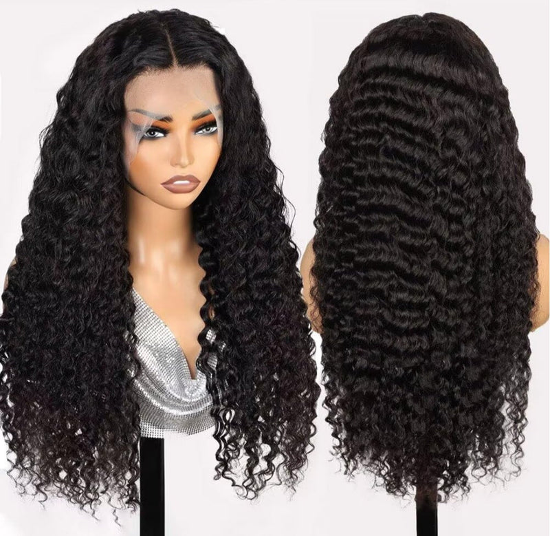 13×6 Deep Wave Glueless HD Lace Wig – 100% Human Hair SA