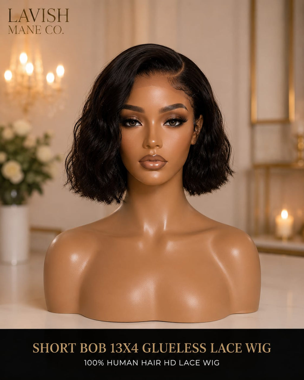 Short Bob 13×4 Glueless Lace Wig SA