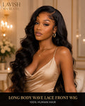 Long Body Wave 100% Human Hair Lace Front Wig