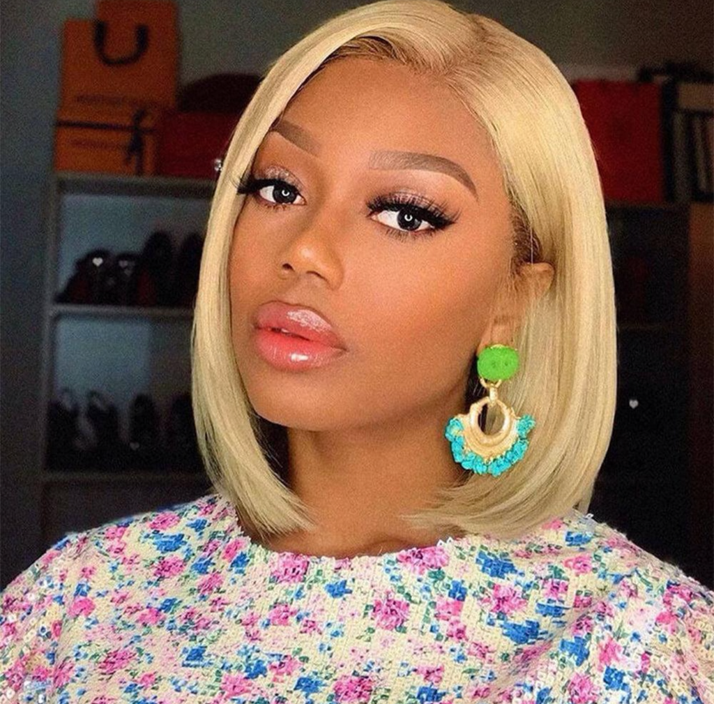 10” Glueless Warm Light Blonde Bob 100% Human Hair Wig
