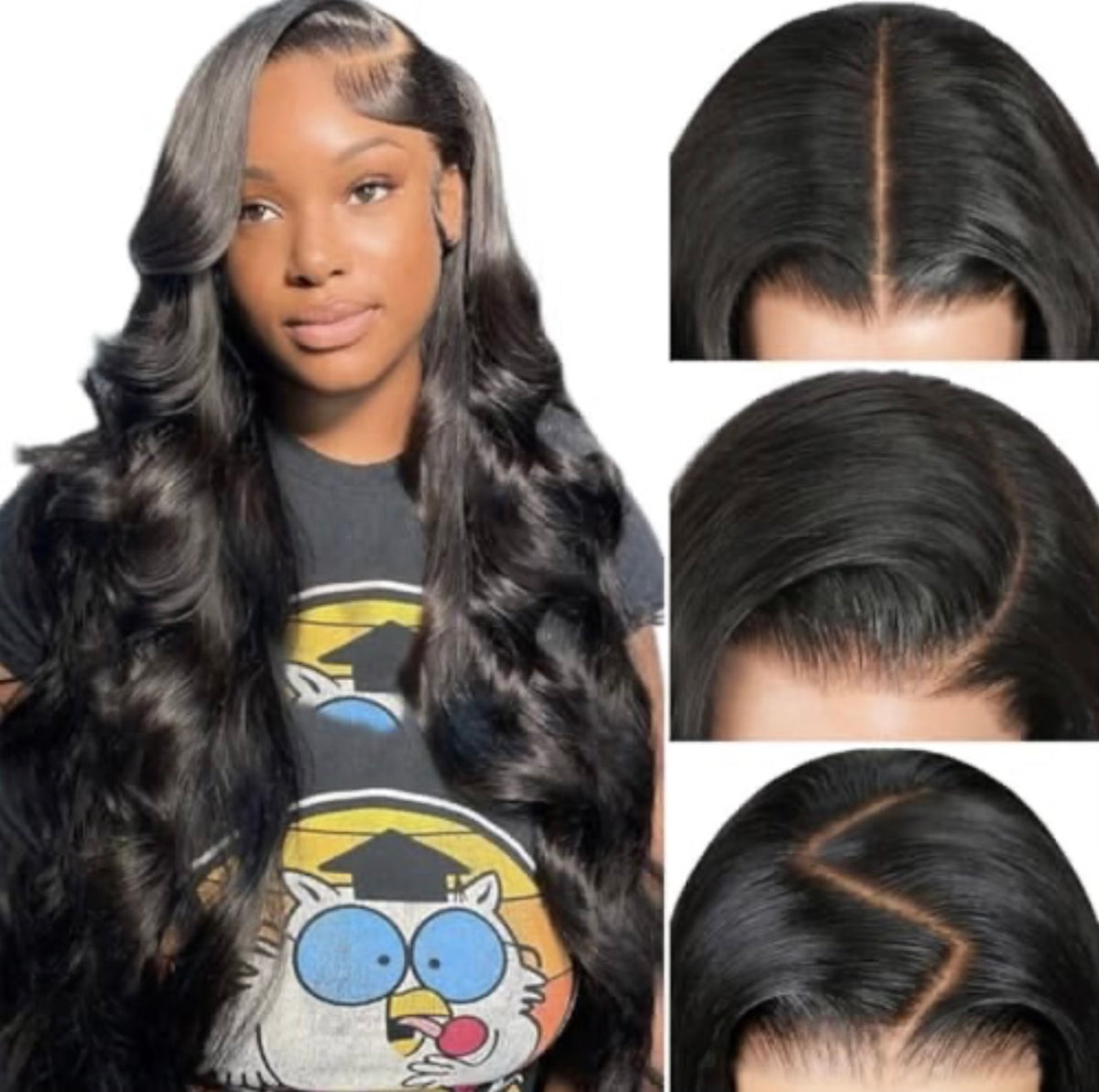 13×6 Glueless Deep Wave HD Lace Wig – 100% Human Hair | SA