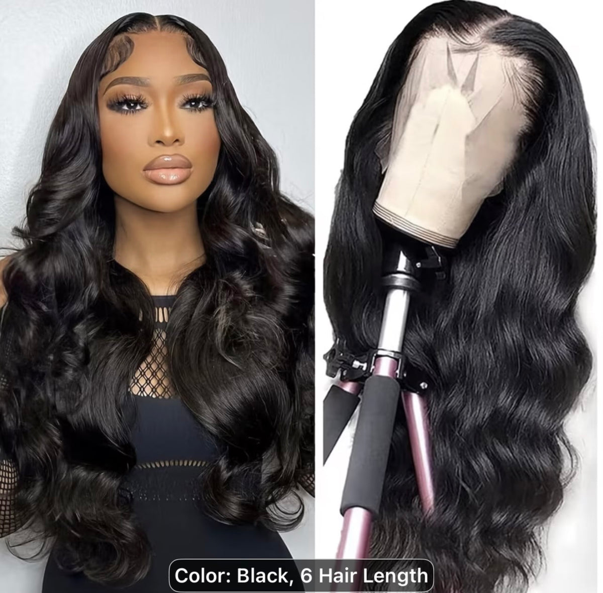 13×6 Glueless Deep Wave HD Lace Wig – 100% Human Hair | SA