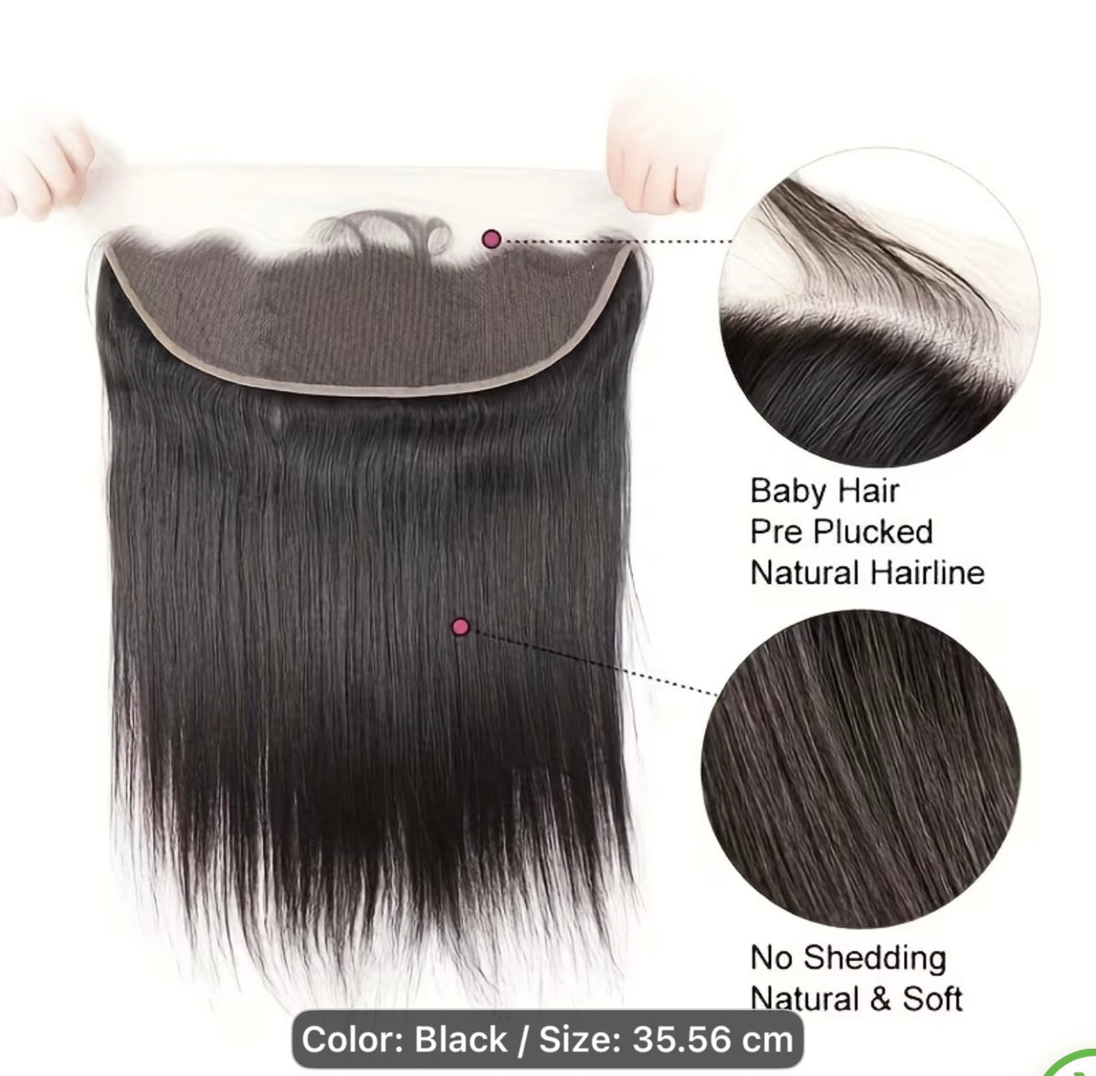 13×4 Full Lace Frontal – 100% Human Hair | Lavish Mane Co SA