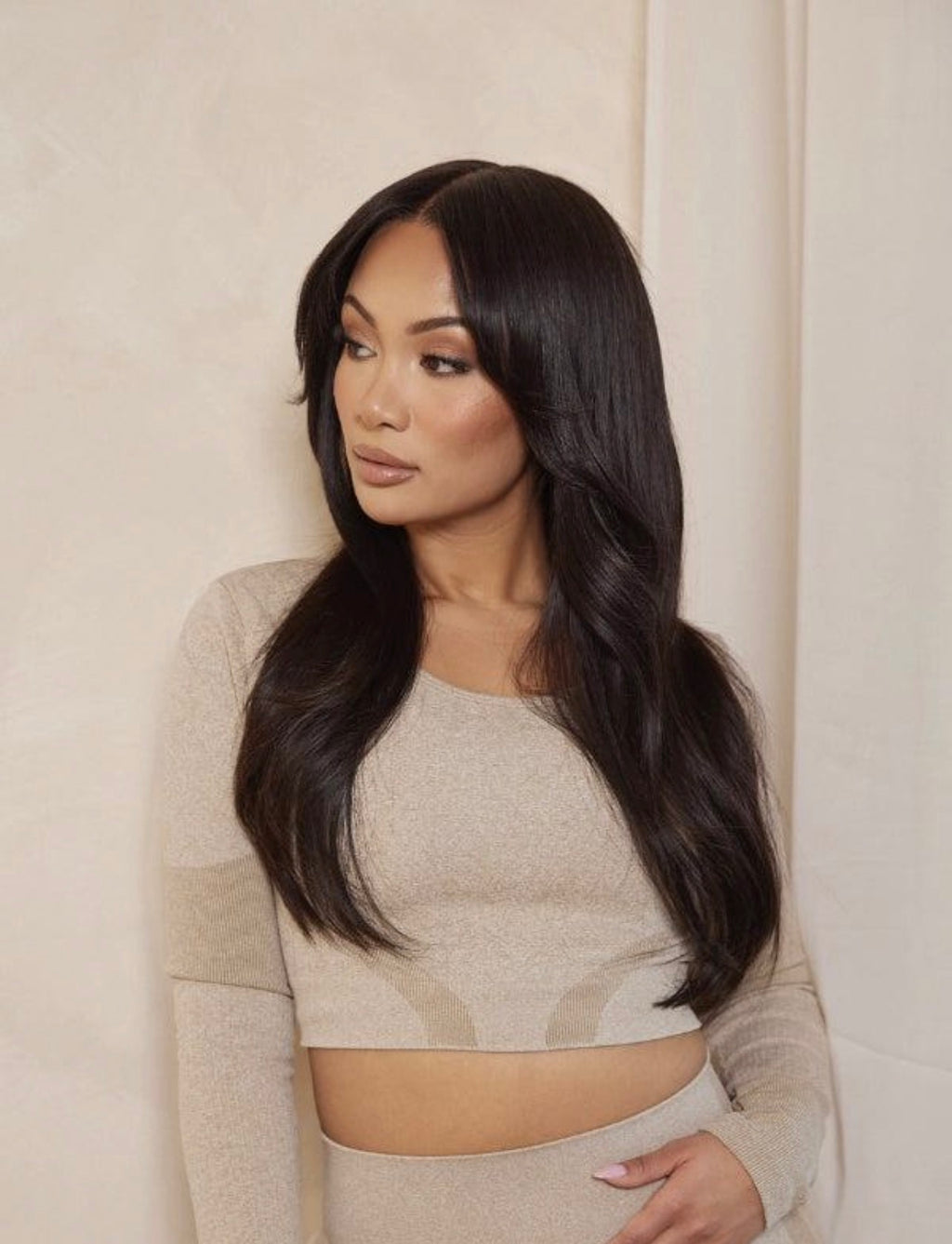 Straight Long Fringe Wig – 100% Human Hair | Glueless