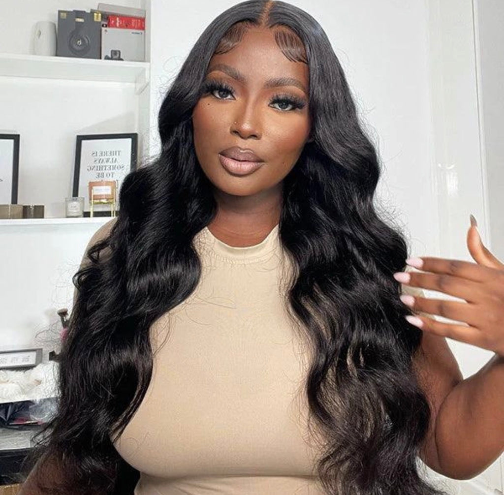 13×6 Glueless Body Wave HD Lace Wig – 100% Human Hair | SA