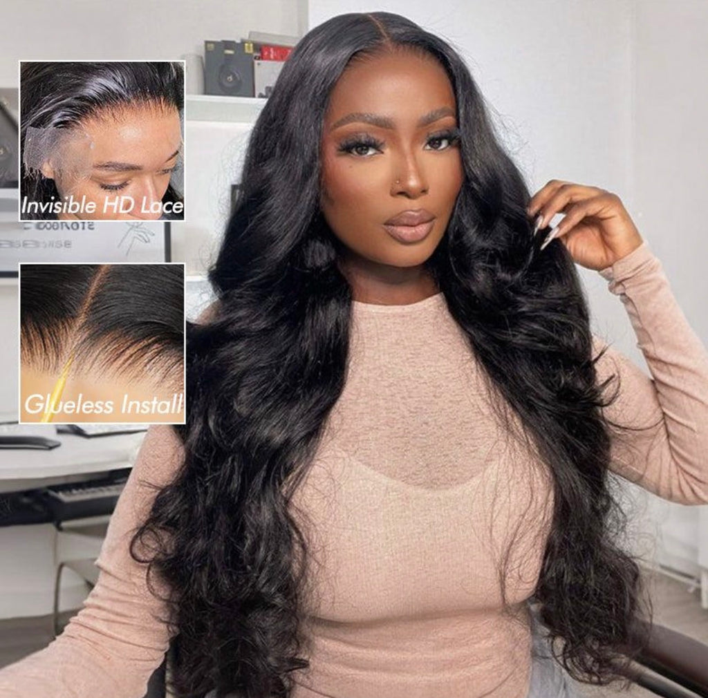 13×6 Glueless Body Wave HD Lace Wig – 100% Human Hair | SA
