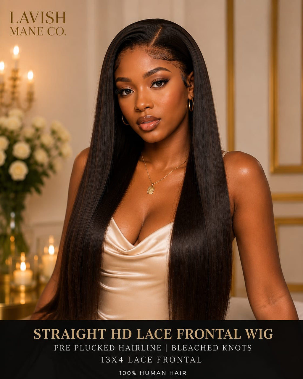 Straight HD Lace Frontal Wig SA
