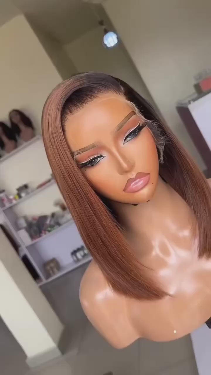 Glueless 100% Dyed Human Hair Bob Wig – SA